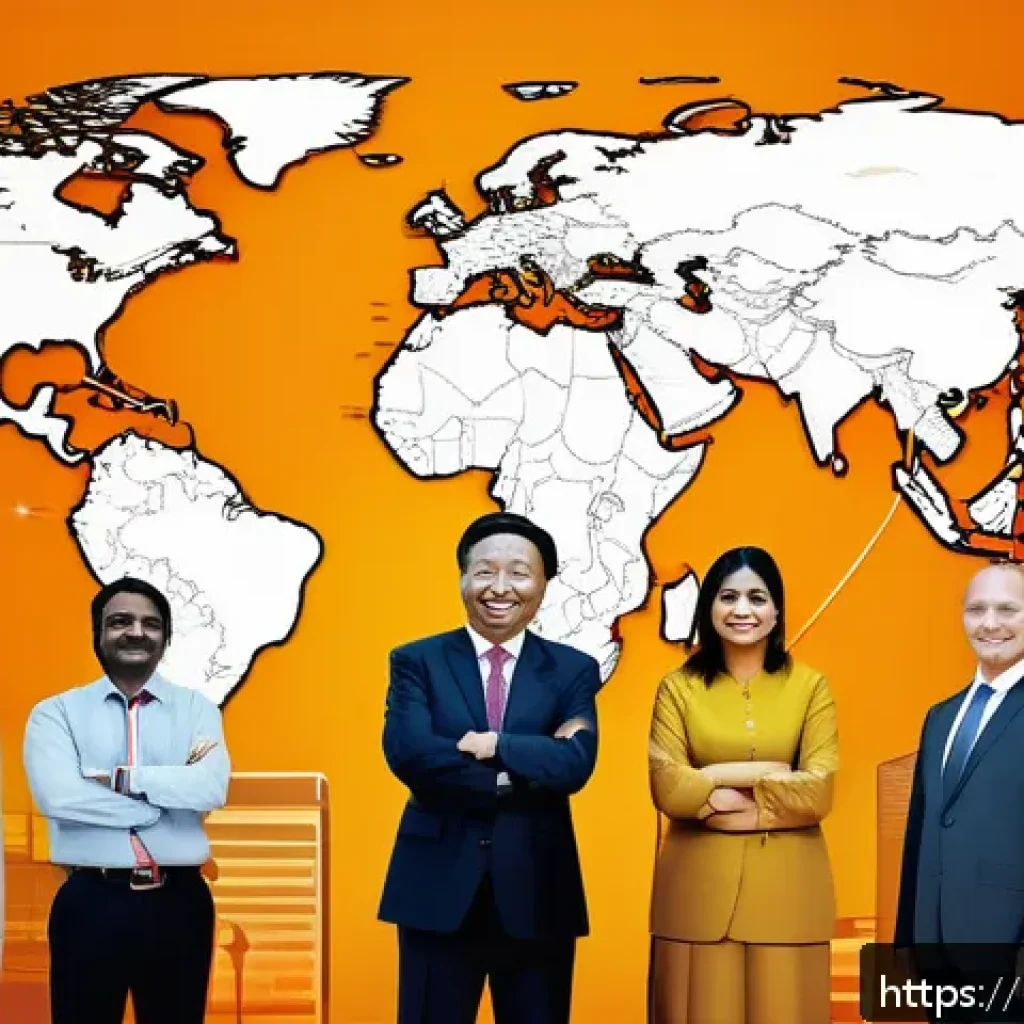 브릭스 BRICS  국가 경제협력 - A vibrant and dynamic illustration of BRICS countries&rsquo; economic collaboration: depict diverse profes...